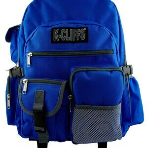 18.5" Rolling Backpack Deluxe Student School Bookbag Wheeled Travel Bag